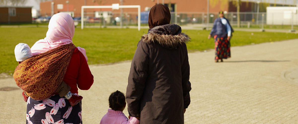 Asielzoekers in een asielzoekerscentrum in Nederland. | Foto: IND