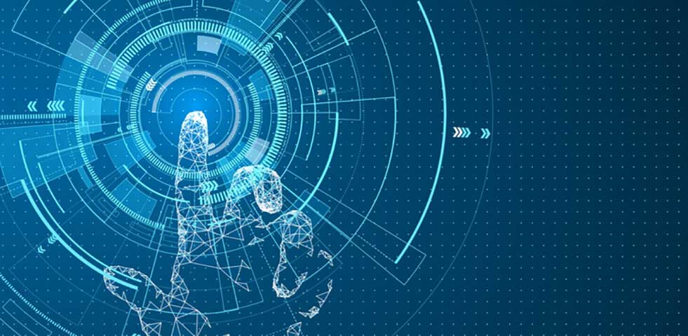 Digital transformation abstract