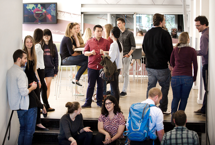 Internationale studenten Maastricht University 2015. Foto: Harry Heuts