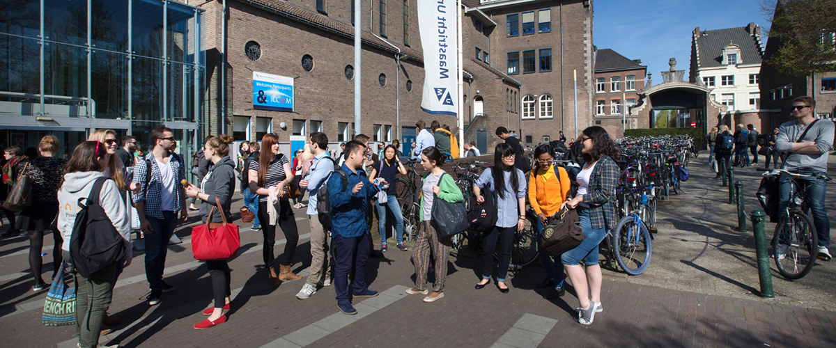 Internationale studenten Maastricht University. | Foto: UM/Harry Heuts, 2015
