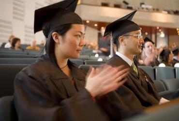 Chinese studenten aan de Erasmus Universiteit in Rotterdam. | Foto: Jansje Klazinga, 2007