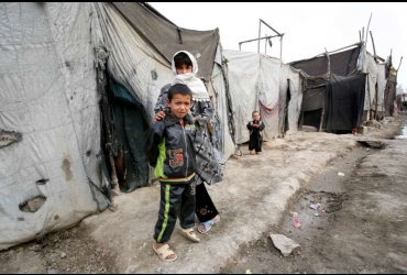 Ontheemde Afghaanse kinderen in Kabul. | Foto: UNHCR, S.Schulman