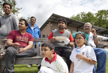 Supporters tijdens India Cricket Day, Amsterdamse Bos. | Foto: Elmer van der Marel | De Beeldunie, 2013