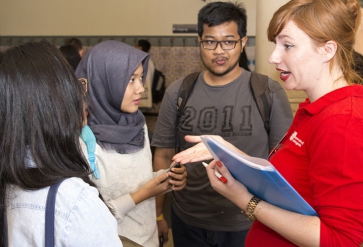 Welkomstceremonie internationale studenten Rijksuniversiteit Groningen (RUG) | Foto: Peter van der Sijde | RUG, 2015