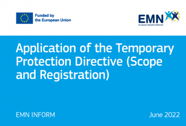 EMN Inform Toepassing Richtlijn Tijdelijke Bescherming door EU-lidstaten voor vluchtelingen uit Oekraïne